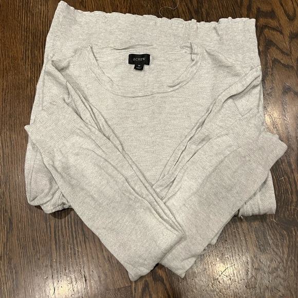 J. Crew Cotton piqué-stitch crewneck sweater Men’s Medium - Picture 3 of 8